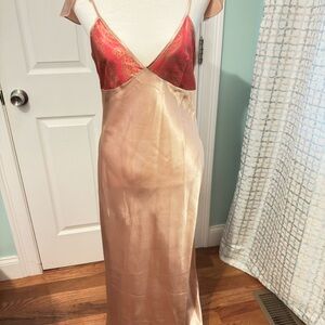 Elegant Satin Nightgown and Robe